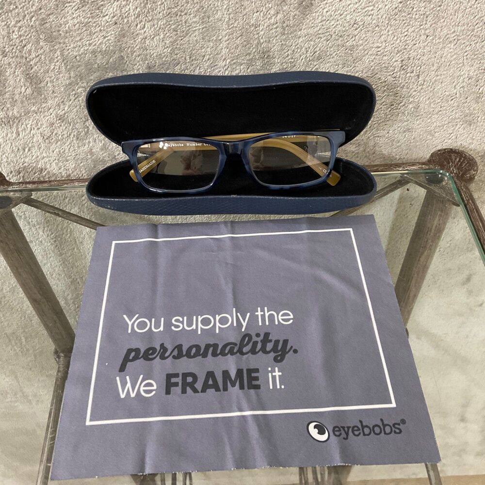EYEBOBS Number Cruncher 2314 10 Frames Only Case and cleaning cloth 54-17